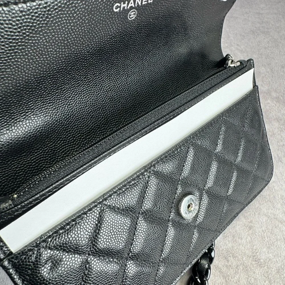 Chanel NEW Caviar My Everything Wallet on a Chain